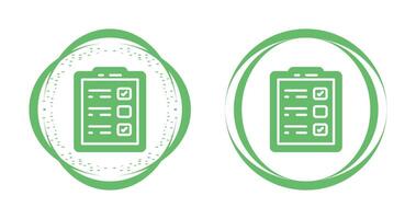 controlelijst vector pictogram