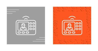 intercom systeem vector icoon