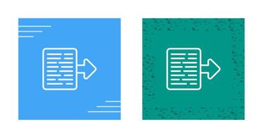 document exporteren vector icoon