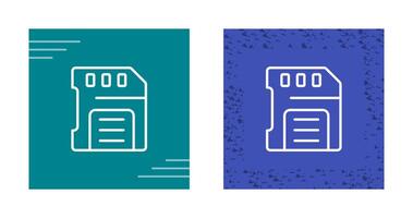 sd-kaart vector pictogram