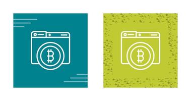 bitcoin vector pictogram