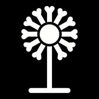 paardebloem vector pictogram