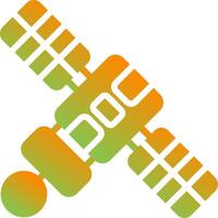 satelliet vector pictogram