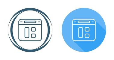 dashboard vector pictogram