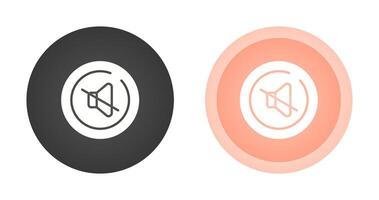 volume uit cirkel vector icoon