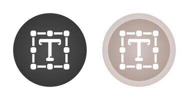 tekst gereedschap vector icoon