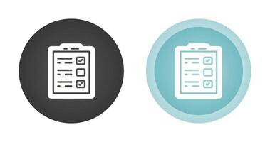 controlelijst vector pictogram