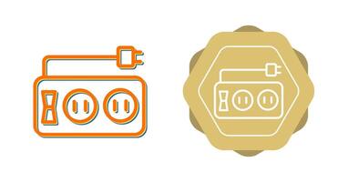 stekkerdoos vector pictogram