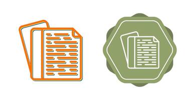 documenten vector pictogram