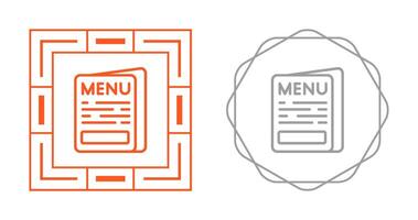 menu vector icoon