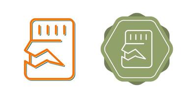 sd-kaart vector pictogram