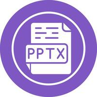 pptx vector icoon