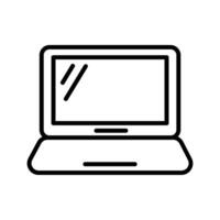 laptop vector pictogram