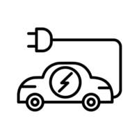 elektrische auto vector icon