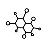 molecuul vector pictogram