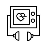 defibrillator vector icoon