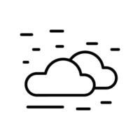 wolk vector pictogram