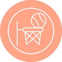 basketbal vector pictogram