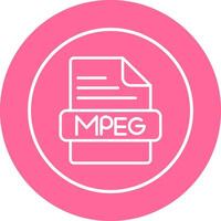 mpeg vector icoon