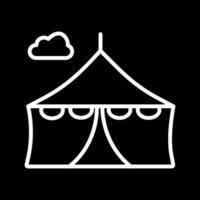 tent vector pictogram