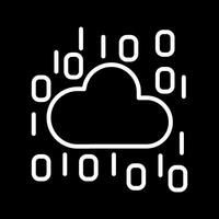 wolk vector pictogram