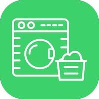 wasmachine vector pictogram