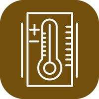 thermometer vector pictogram