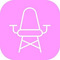 elegant stoel vector icoon