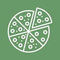 pizza plak vector icoon