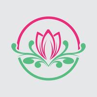 vector lotus bloem ontwerp voor spa, yoga klas, hotel en toevlucht