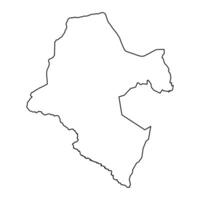 lol staat kaart, administratief divisie van zuiden Soedan. vector illustratie.