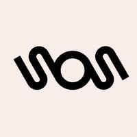 Sos brief monogram logo ontwerp illustratie vector