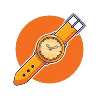 tekenfilm vector illustratie van horloge.