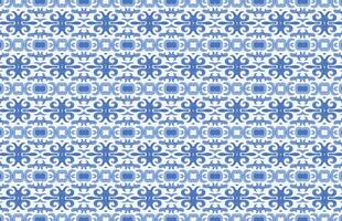 waterverf geschilderd blauw kleding stof patroon vector