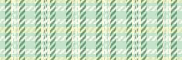 schetsen kleding stof plaid patroon, perfectie vector naadloos achtergrond. levendig controleren Schotse ruit structuur textiel in licht en groen kleuren.