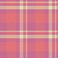 bankstel achtergrond plaid tartan, vent patroon naadloos textuur. vacht controleren vector kleding stof textiel in roze en rood kleuren.