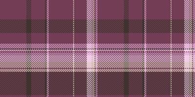 abstract achtergrond vector textuur, glad naadloos patroon plaid. onafhankelijkheid dag textiel kleding stof controleren Schotse ruit in roze en donker kleuren.