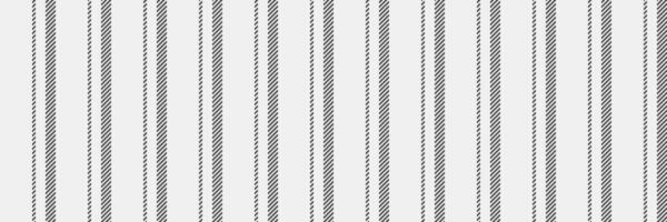 machinerie streep patroon textiel, koning lijnen verticaal achtergrond. Arabisch structuur kleding stof vector naadloos in wit en grijs kleuren.