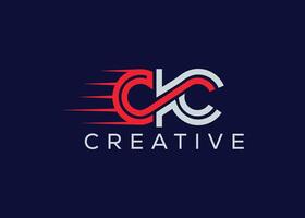 minimalistische brief c k c logo ontwerp vector sjabloon. creatief modern c k c logo