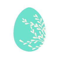 gelukkig Pasen. Pasen eieren met verschillend texturen Aan een wit achtergrond. voorjaar vakantie. vector illustratie. gelukkig Pasen eieren vlak ontwerp .