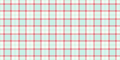 seksueel achtergrond textiel controleren, erfgoed kleding stof plaid naadloos. ornament patroon structuur Schotse ruit vector in licht en rood kleuren.