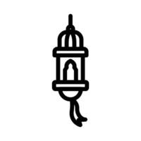 Islamitisch lantaarn icoon of logo ontwerp geïsoleerd teken symbool vector illustratie - hoog kwaliteit lijn stijl vector icoon