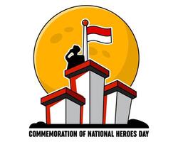 vector illustratie van de herdenking van pancasila heiligheid dag in Indonesië. geschikt voor groet kaarten, posters en banners