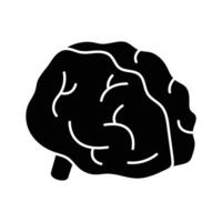een uniek ontwerp van menselijk brein, bewerkbare isometrische vector icoon