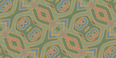 barok patroon naadloos bandana afdrukken zijde motief borduurwerk, ikat borduurwerk vector ontwerp voor afdrukken jacquard Slavisch patroon folklore patroon kente arabesk