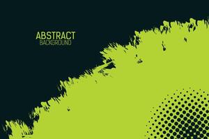 abstract grunge achtergrond met groen geel kleur vector