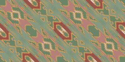 barok patroon naadloos bandana afdrukken zijde motief borduurwerk, ikat borduurwerk vector ontwerp voor afdrukken figuur tribal inkt Aan kleding patola sari