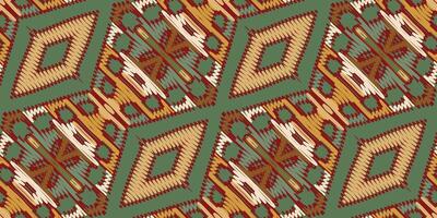 Afrikaanse ikat paisley borduurwerk. meetkundig etnisch oosters naadloos patroon traditioneel achtergrond. aztec stijl abstract vector illustratie. ontwerp voor textuur, kleding stof, kleding, inpakken, tapijt.