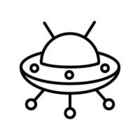 ufo icoon vector ontwerp sjabloon in wit achtergrond