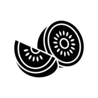 kiwi fruit icoon vector ontwerp sjabloon in wit achtergrond